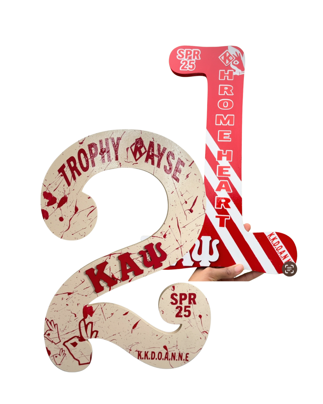 Custom Wooden Number