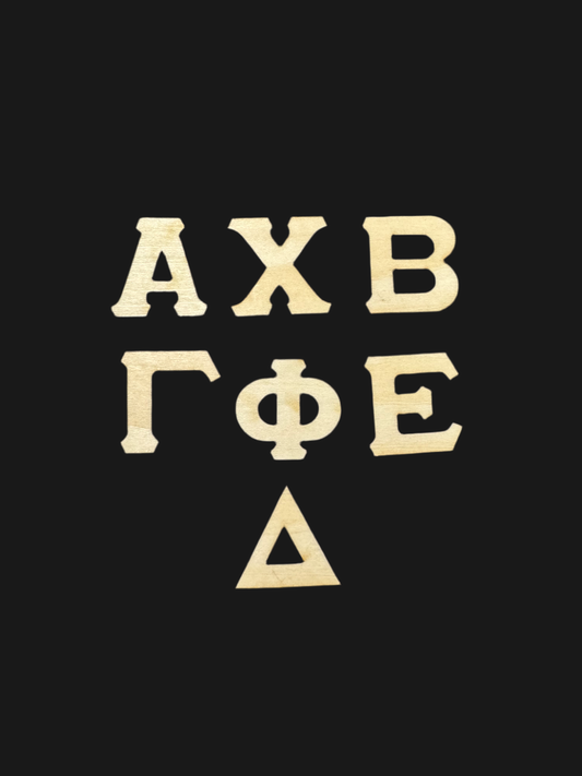 Greek letters